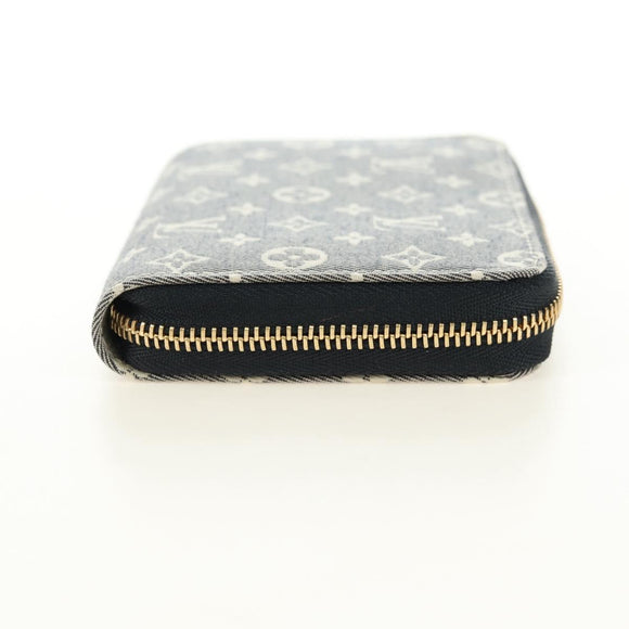 LOUIS VUITTON Monogram Idylle Zippy Coin Purse Navy M63004 LV Auth ki6662M