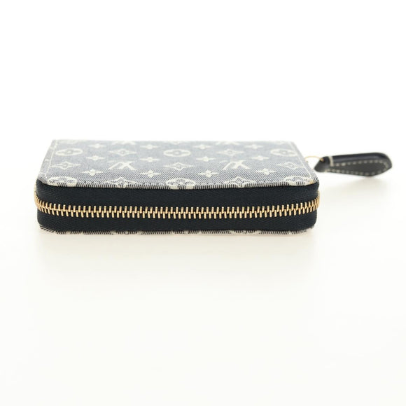 LOUIS VUITTON Monogram Idylle Zippy Coin Purse Navy M63004 LV Auth ki6662M