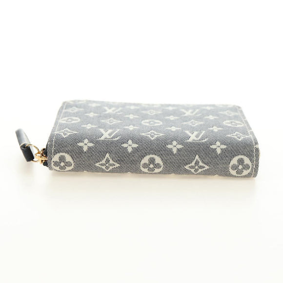 LOUIS VUITTON Monogram Idylle Zippy Coin Purse Navy M63004 LV Auth ki6662M