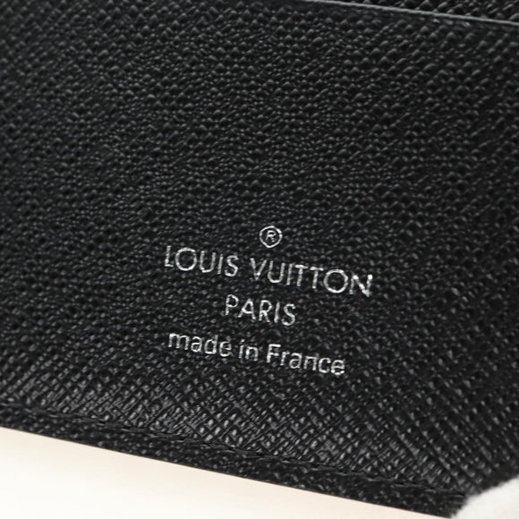 LOUIS VUITTON Damier Graphite Couverture Passport Case N64411 LV Auth ki6663M