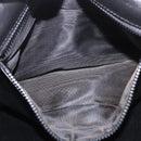 CELINE Chain Shoulder Bag Leather Black Gold Auth ki6665M-20