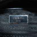 PRADA Shoulder Bag Leather Navy Silver Auth ki6667SAM-24