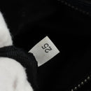 PRADA Shoulder Bag Leather Navy Silver Auth ki6667SAM-10