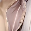 Salvatore Ferragamo Chain Shoulder Bag Leather Beige Gold Auth ki6669V-23