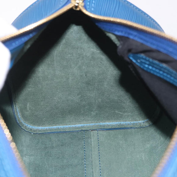 LOUIS VUITTON Epi Speedy 30 Hand Bag Toledo Blue M43005 LV Auth ki6670V