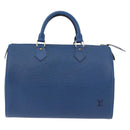 LOUIS VUITTON Epi Speedy 30 Hand Bag Toledo Blue M43005 LV Auth ki6670V-13