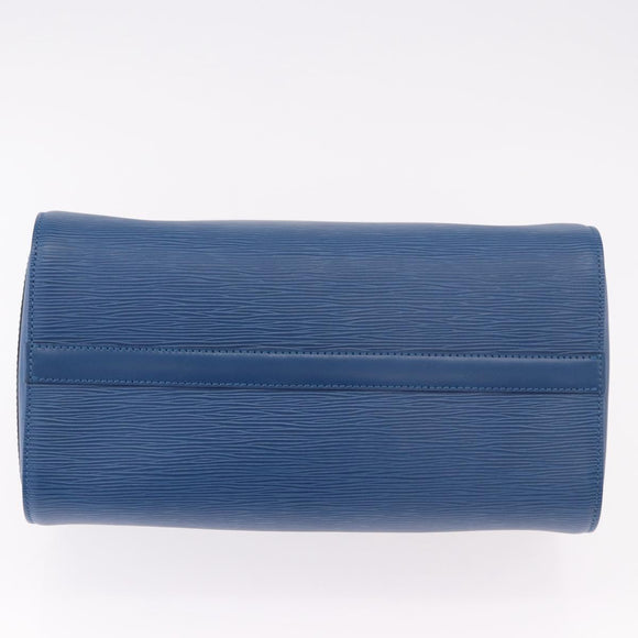 LOUIS VUITTON Epi Speedy 30 Hand Bag Toledo Blue M43005 LV Auth ki6670V