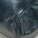 Miu Miu Hand Bag Leather 2way Blue Gold Auth ki6671SAM-17