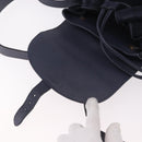 GUCCI Bamboo Backpack Suede Navy Gold 003 2058 0016 Auth ki6672A-22