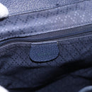 GUCCI Bamboo Backpack Suede Navy Gold 003 2058 0016 Auth ki6672A-23