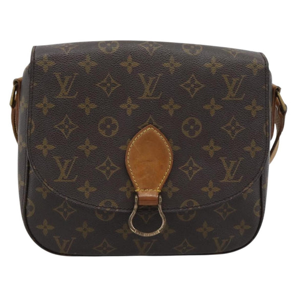 LOUIS VUITTON Monogram Saint Cloud GM Shoulder Bag M51242 LV Auth ki6674