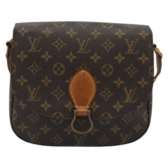 LOUIS VUITTON Monogram Saint Cloud GM Shoulder Bag M51242 LV Auth ki6675