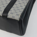 GUCCI Micro GG Supreme Hand Bag PVC Navy Gold 000 46 4857 Auth ki6678A-10
