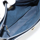 GUCCI Micro GG Supreme Hand Bag PVC Navy Gold 000 46 4857 Auth ki6678A-17