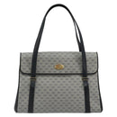 GUCCI Micro GG Supreme Hand Bag PVC Navy Gold 000 46 4857 Auth ki6678A-2