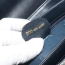 GUCCI Micro GG Supreme Hand Bag PVC Navy Gold 000 46 4857 Auth ki6678A-25