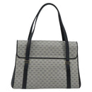 GUCCI Micro GG Supreme Hand Bag PVC Navy Gold 000 46 4857 Auth ki6678A-3