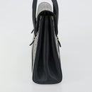 GUCCI Micro GG Supreme Hand Bag PVC Navy Gold 000 46 4857 Auth ki6678A-4