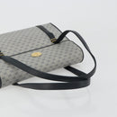 GUCCI Micro GG Supreme Hand Bag PVC Navy Gold 000 46 4857 Auth ki6678A-7