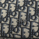 Christian Dior Trotter Canvas Hand Bag 2way Navy Silver Auth ki6683SAM-16