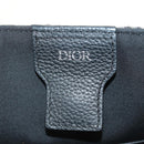 Christian Dior Trotter Canvas Hand Bag 2way Navy Silver Auth ki6683SAM-20