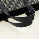 Christian Dior Trotter Canvas Hand Bag 2way Navy Silver Auth ki6683SAM-7