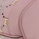 GUCCI Pikarar KAWAII GG Animal Tote Bag Leather Pink 726762 Auth ki6684M-9