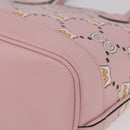 GUCCI Pikarar KAWAII GG Animal Tote Bag Leather Pink 726762 Auth ki6684M-14