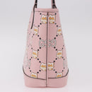 GUCCI Pikarar KAWAII GG Animal Tote Bag Leather Pink 726762 Auth ki6684M-3
