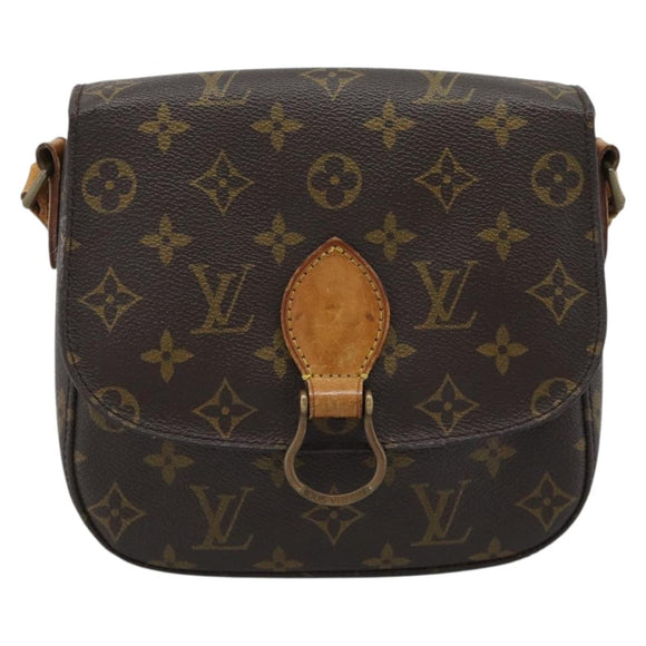 LOUIS VUITTON Monogram Saint Cloud MM Shoulder Bag M51243 LV Auth ki6686