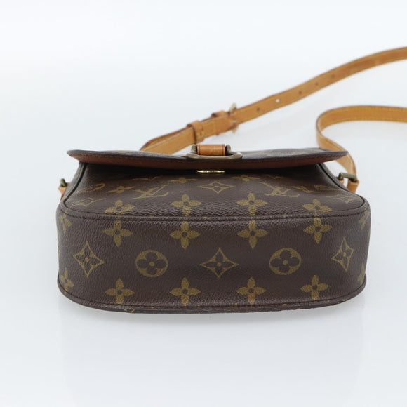 LOUIS VUITTON Monogram Saint Cloud MM Shoulder Bag M51243 LV Auth ki6686
