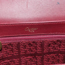 CARTIER Must Line Shoulder Bag Leather Bordeaux Gold Auth ki6688A-17