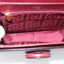 CARTIER Must Line Shoulder Bag Leather Bordeaux Gold Auth ki6688A-11