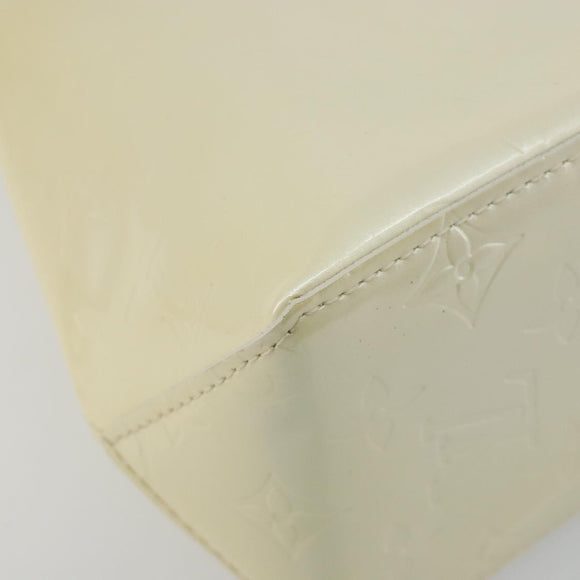 LOUIS VUITTON Monogram Vernis Reade PM Hand Bag Perle M91336 LV Auth ki6689V