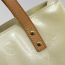 LOUIS VUITTON Monogram Vernis Reade PM Hand Bag Perle M91336 LV Auth ki6689V-17