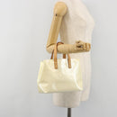 LOUIS VUITTON Monogram Vernis Reade PM Hand Bag Perle M91336 LV Auth ki6689V-23