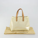 LOUIS VUITTON Monogram Vernis Reade PM Hand Bag Perle M91336 LV Auth ki6689V-12