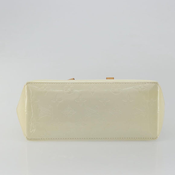 LOUIS VUITTON Monogram Vernis Reade PM Hand Bag Perle M91336 LV Auth ki6689V