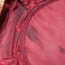 CARTIER Must Line Shoulder Bag Leather Bordeaux Gold Auth ki6690A-18