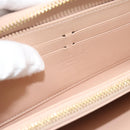 LOUIS VUITTON Vernis Zippy Wallet Wallet Rose Valerine M90419 LV Auth ki6691V-18