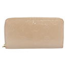 LOUIS VUITTON Vernis Zippy Wallet Wallet Rose Valerine M90419 LV Auth ki6691V-13