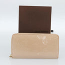 LOUIS VUITTON Vernis Zippy Wallet Wallet Rose Valerine M90419 LV Auth ki6691V-12
