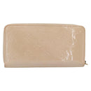 LOUIS VUITTON Vernis Zippy Wallet Wallet Rose Valerine M90419 LV Auth ki6691V-2