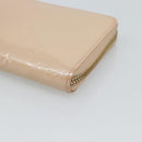 LOUIS VUITTON Vernis Zippy Wallet Wallet Rose Valerine M90419 LV Auth ki6691V-7