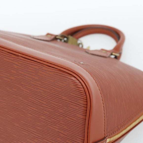LOUIS VUITTON Epi Alma Hand Bag Brown M52143 LV Auth ki6692SAV