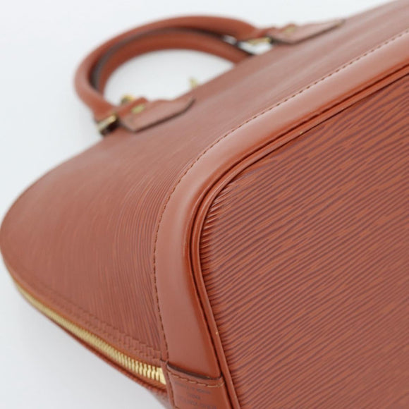 LOUIS VUITTON Epi Alma Hand Bag Brown M52143 LV Auth ki6692SAV
