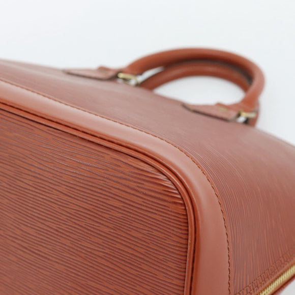 LOUIS VUITTON Epi Alma Hand Bag Brown M52143 LV Auth ki6692SAV