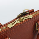 LOUIS VUITTON Epi Alma Hand Bag Brown M52143 LV Auth ki6692SAV-18