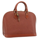 LOUIS VUITTON Epi Alma Hand Bag Brown M52143 LV Auth ki6692SAV-1