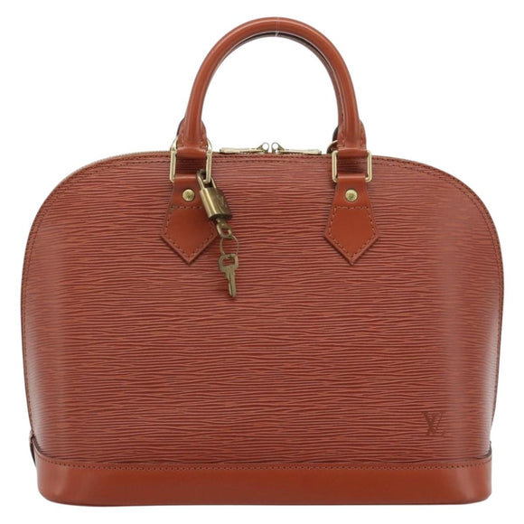 LOUIS VUITTON Epi Alma Hand Bag Brown M52143 LV Auth ki6692SAV